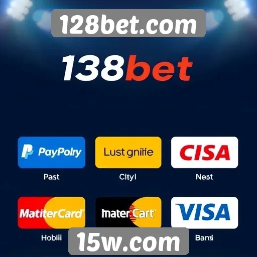 Comparativo de métodos de pagamento no 128bet